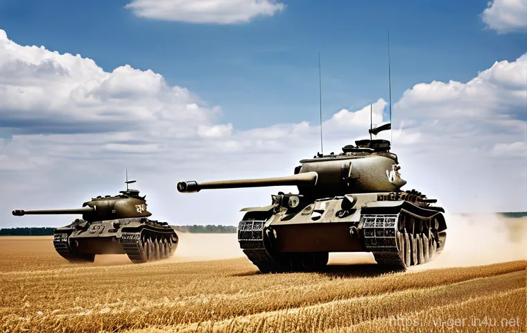 제2차 세계대전 독일 전황 - **Prompt 1: Blitzkrieg's Roar**
    "A wide-angle, dynamic shot capturing the essence of the German ...